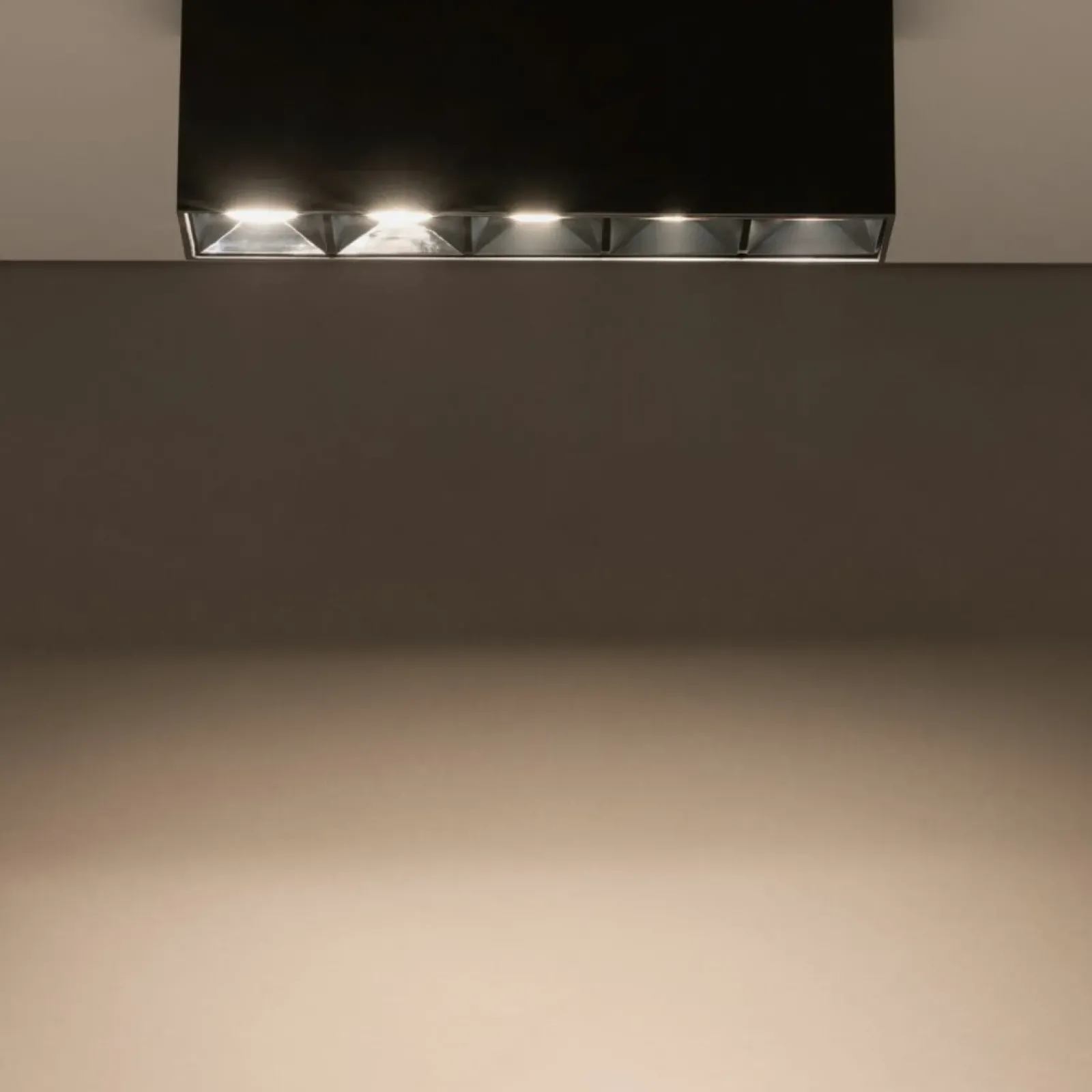Sklep Kaja Prostokątny, plafon LED 19,5cm 36° 3000K 10055 MIDI LED | Kaja* Lampy Led
