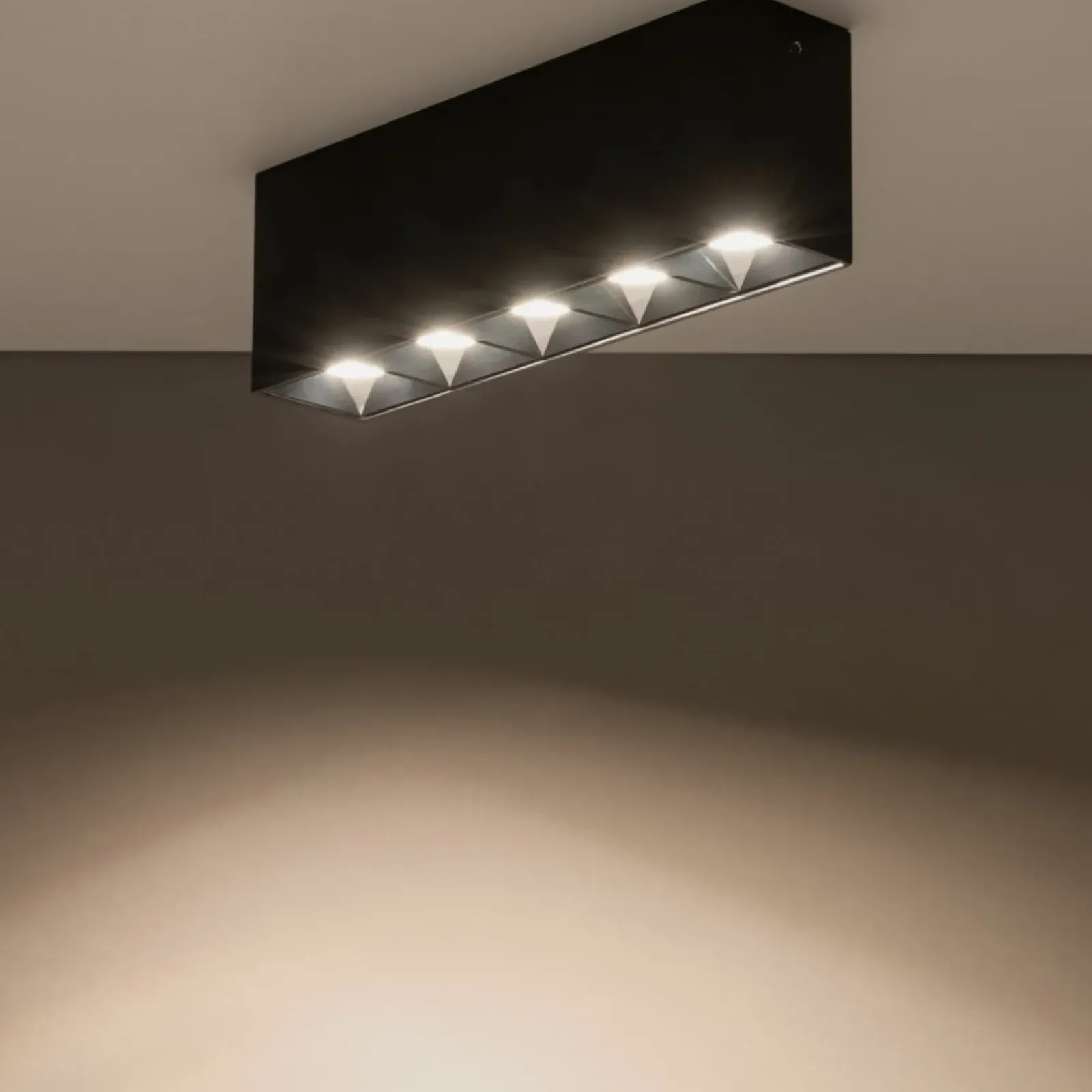 Sklep Kaja Prostokątny, plafon LED 19,5cm 36° 3000K 10055 MIDI LED | Kaja* Lampy Led