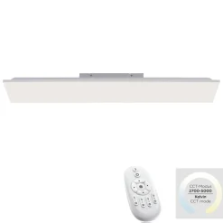 Sklep Kaja Prostokątny plafon z regulowaną barwą światła 15553-16 z serii CANVAS biały Store