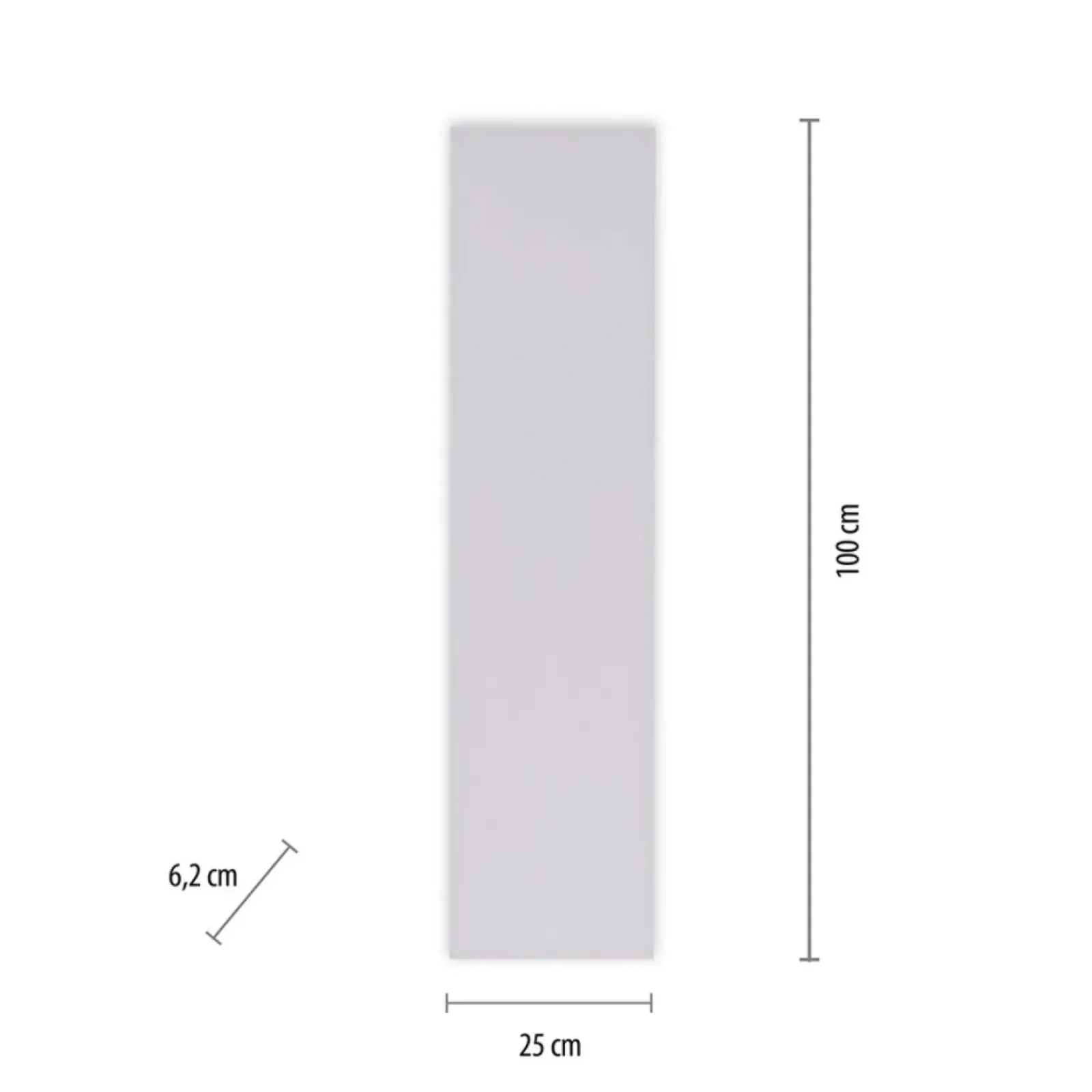 Sklep Kaja Prostokątny plafon z regulowaną barwą światła 15553-16 z serii CANVAS biały Store