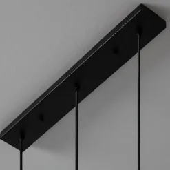 Sklep Kaja Przemysłowa, nietuzinkowa lampa nad stół ABR-RRR-3XE27 RETRO | Kaja czarny Outlet