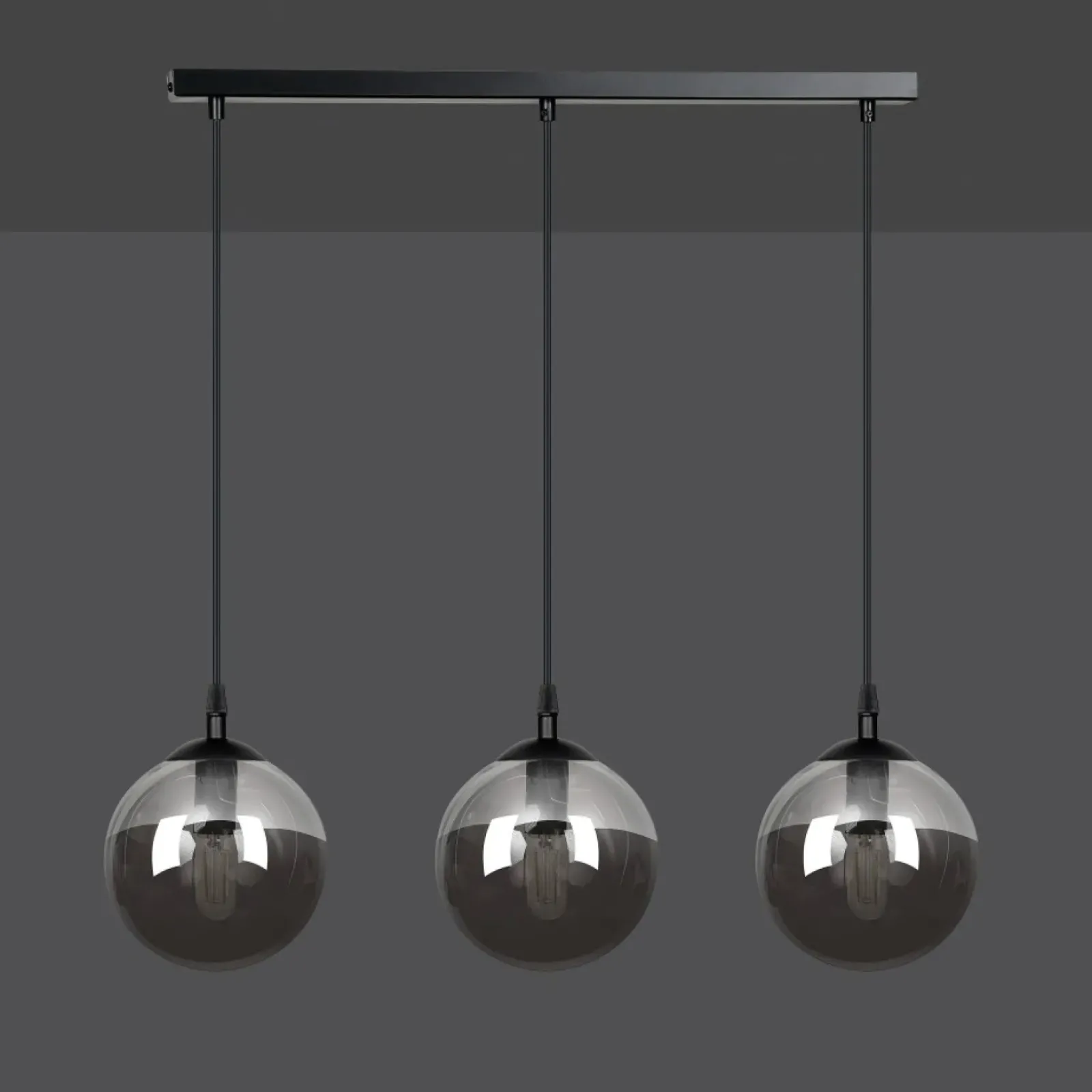 Sklep Kaja Przydymiona lampa wisząca z małymi gwintami 712/3 | Kaja Oświetlenie Cheap