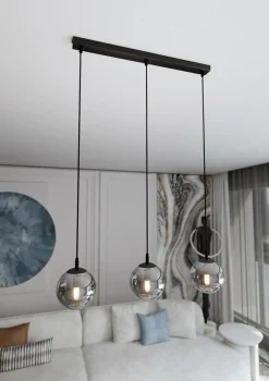 Sklep Kaja Przydymiona lampa wisząca z małymi gwintami 712/3 | Kaja Oświetlenie Cheap