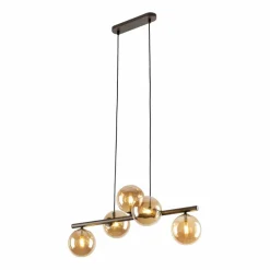 Sklep Kaja Przytulna, brązowa lampa wisząca nad stół TK 6105 ESTERA BROWN | Kaja Sale