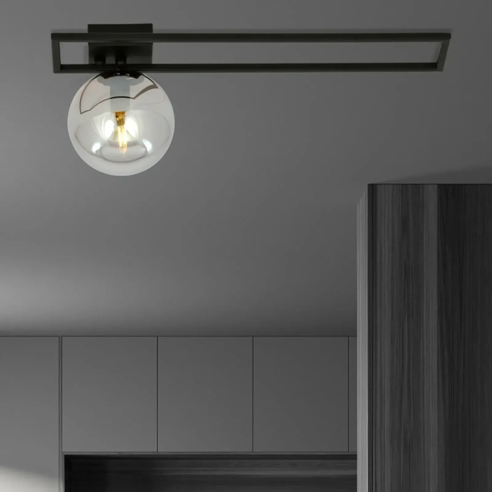 Sklep Kaja Punktowa lampa sufitowa z czarną ramką 1131/1C IMAGO | Kaja Online