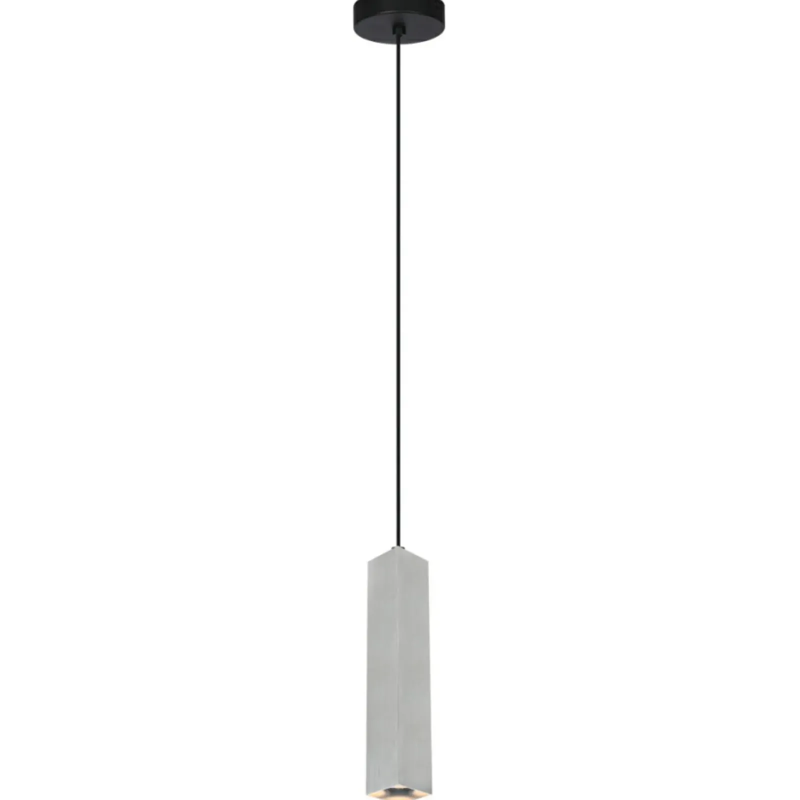 Sklep Kaja Punktowa lampa wisząca na żarówkę GU10 PND-28394-1-ALU ANDER | Kaja Outlet