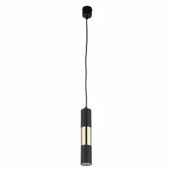 Sklep Kaja Punktowa lampa wisząca na czarnym zwisie TK 4756 z serii VIVIEN | Kaja Store