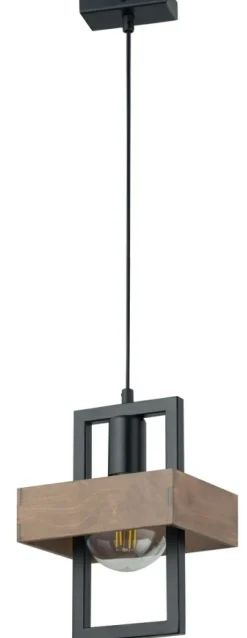 Sklep Kaja Punktowa lampa wisząca z dodatkiem drewna SIG 32215 z serii ROBIN Flash Sale