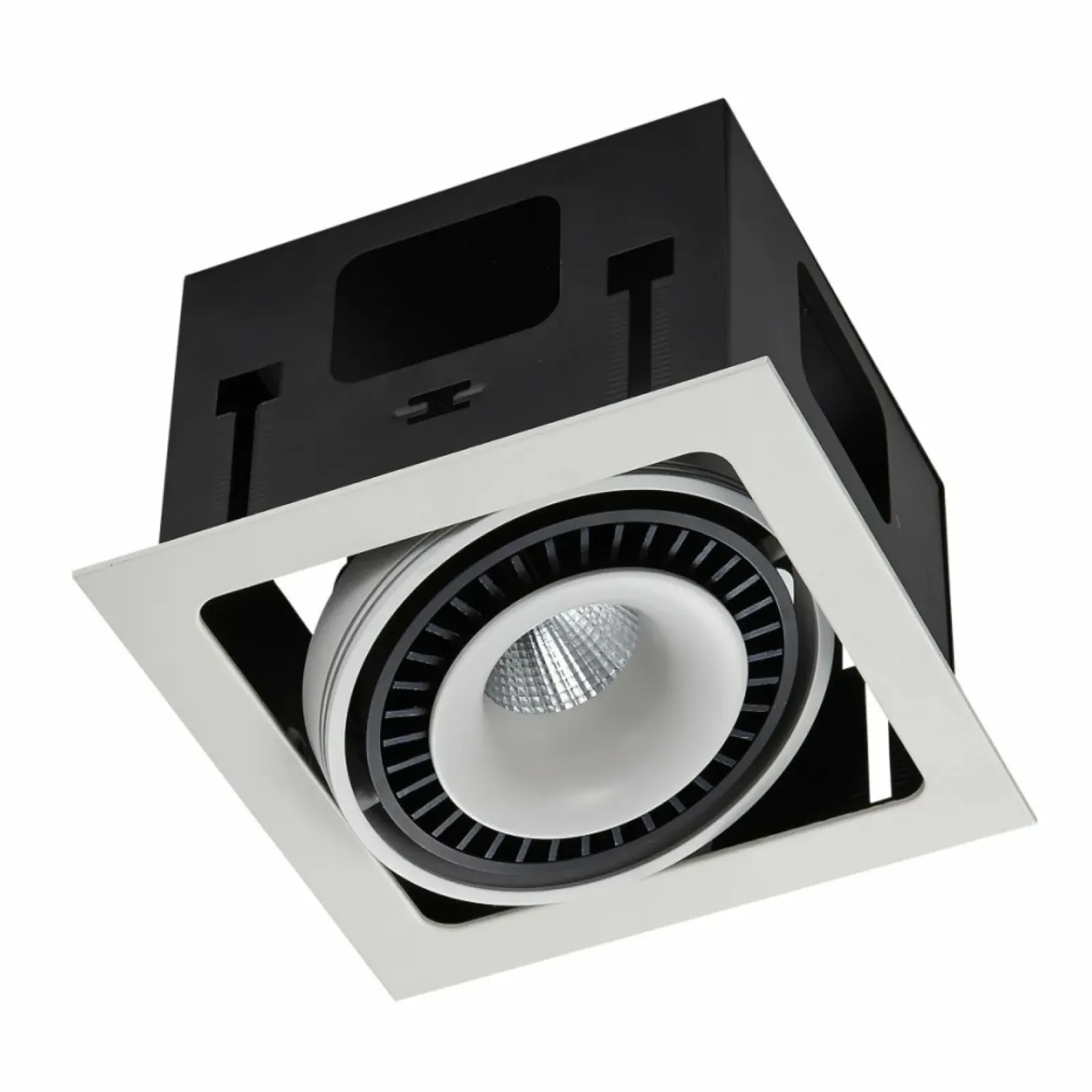 Sklep Kaja Punktowa oprawa podtynkowa GL7116-1/18W WH+BL ALESSO | Kaja* Lampy Led|Oprawy Podtynkowe