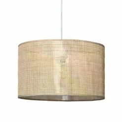 Sklep Kaja Rattanowa lampa o klasycznym kształcie ABR-LW18-BH-E27 BOHO | Kaja brązowy Shop