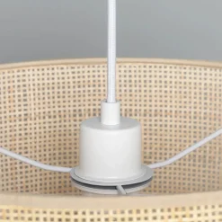 Sklep Kaja Rattanowa lampa o klasycznym kształcie ABR-LW18-BH-E27 BOHO | Kaja brązowy Shop