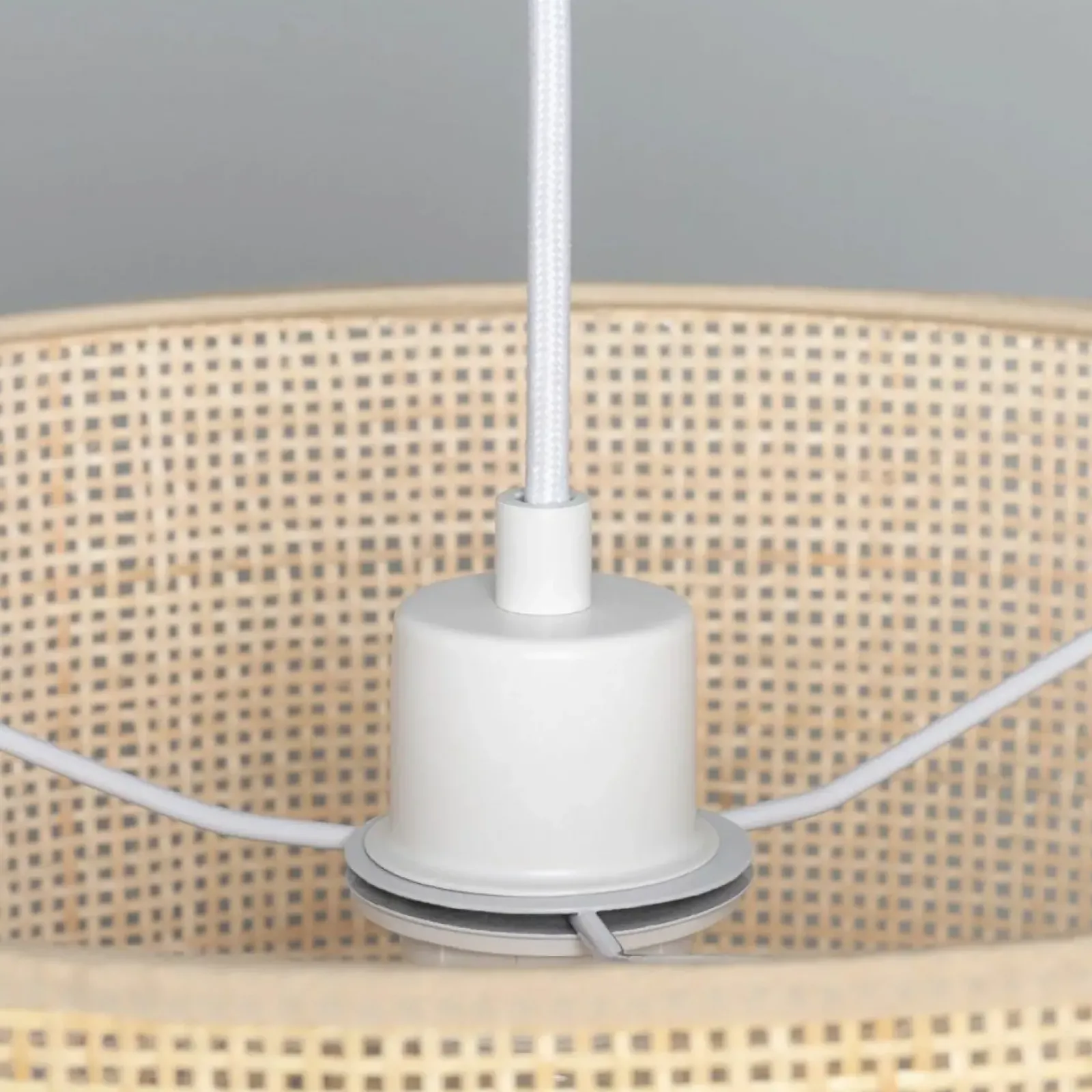 Sklep Kaja Rattanowa lampa o klasycznym kształcie ABR-LW18-BH-E27 BOHO | Kaja brązowy Shop