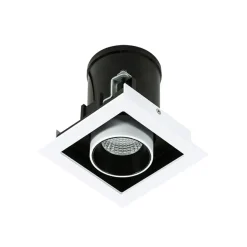 Sklep Kaja Reflektor LED GL7117-1/12W 4000K WH+BL MERCANTA | Kaja Oświetlenie* Lampy Led|Oprawy Podtynkowe