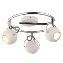 Sklep Kaja Reflektory na okrągłej ramie K-8002/3G WH SALVA WHITE | Kaja biały Discount