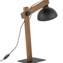 Sklep Kaja Regulowana, drewniana lampka biurkowa z kloszem TK 5345 z serii OSLO* Lampki Biurkowe