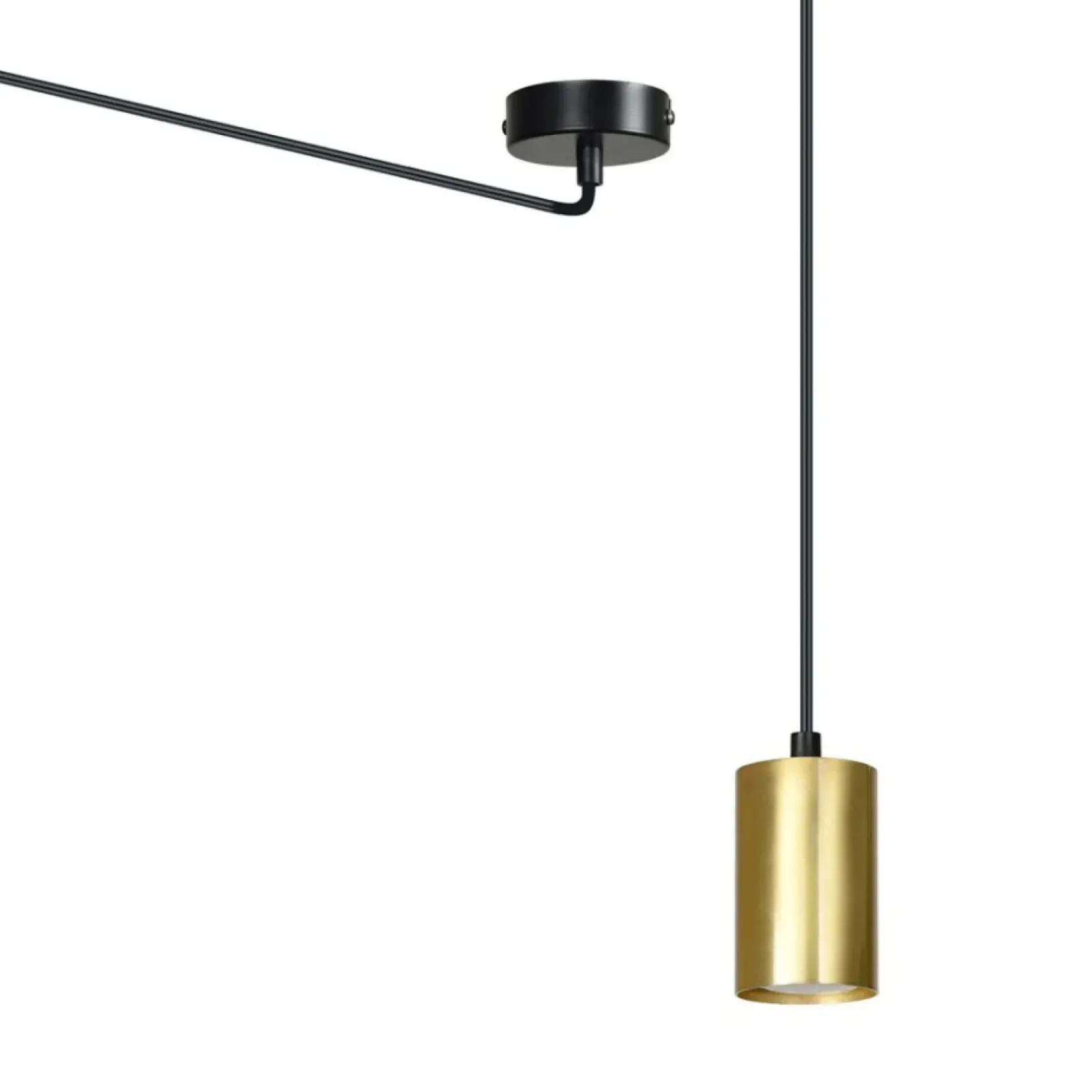 Sklep Kaja Regulowana lampa wisząca w kolorze złota 526/1 | Kaja Oświetlenie Fashion