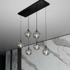 Sklep Kaja Regulowana lampa wisząca z kulistymi kloszami 712/6 | Kaja Oświetlenie Cheap
