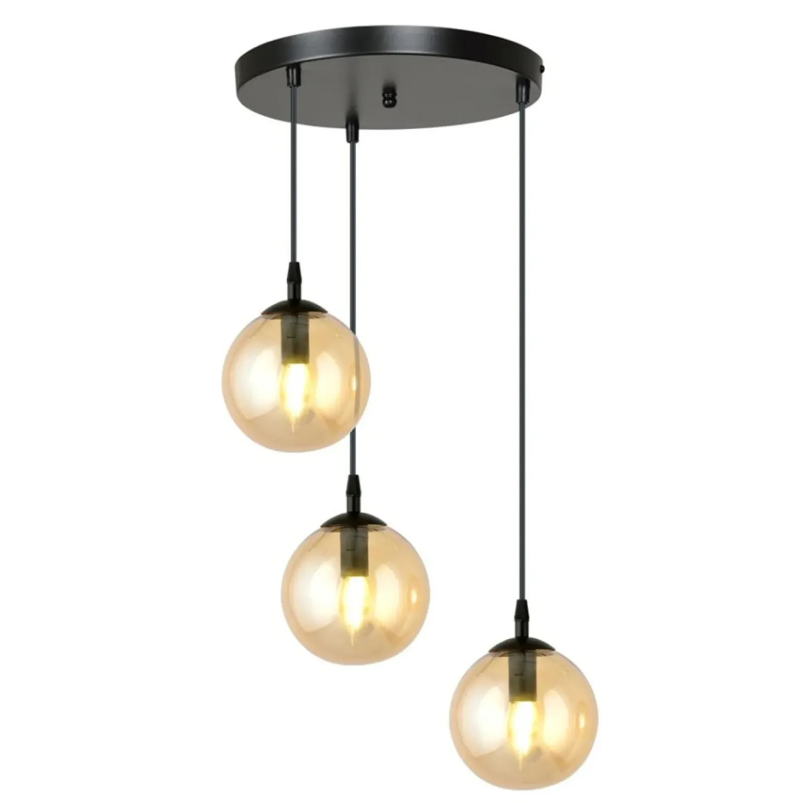 Sklep Kaja Regulowana lampa wisząca z trzema kloszami 713/3PREM | Kaja Store