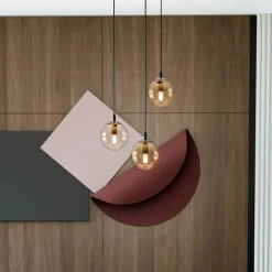 Sklep Kaja Regulowana lampa wisząca z trzema kloszami 713/3PREM | Kaja Store