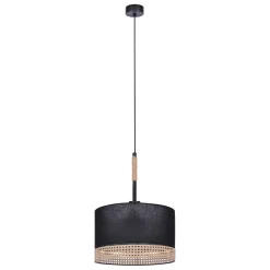 Sklep Kaja Regulowana lampa wisząca z abażurem, styl boho K-4364 | Kaja* Żyrandole Z Abażurem|Żyrandole Z Abażurami