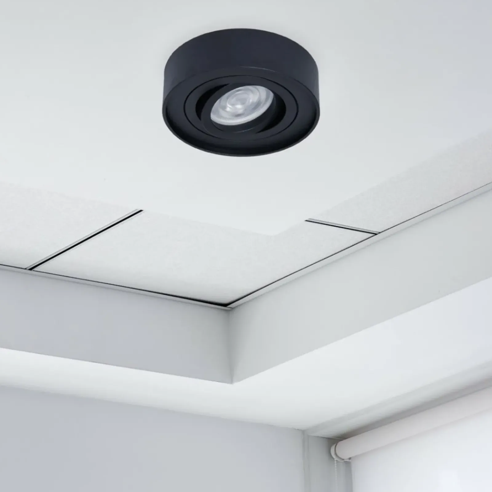 Sklep Kaja Regulowana oprawa podtynkowa, czarna ML0022 z serii NUSA ROUND | Kaja Oświetleni* Lampy Led|Oprawy Podtynkowe