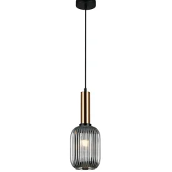 Sklep Kaja Regulowany zwis z kloszem PND-5588-1M-BRO+SG ANTIOLA | Kaja Store