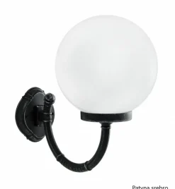 Sklep Kaja Reprezentacyjna lampa elewacyjna K 3012/1/K 300 P z serii KULE CLASSIC | Kaja Oś* Kinkiety Ogrodowe