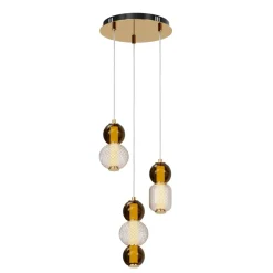 Sklep Kaja Reprezentacyjna lampa wisząca, ledowa MOD273PL-L33G3K z serii DROP złoty Flash Sale