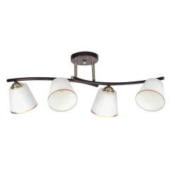 Sklep Kaja Retro lampa sufitowa z białymi kloszami 34-22646 GRECO | Kaja* Randole Tradycyjne