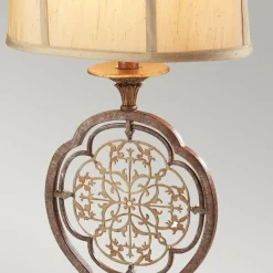 Sklep Kaja Retro lampka nocna, stołowa FE-MARCELLA-TL z serii MARCELLA* Lampki Stołowe Z Abażurem|Tradycyjne Lampki Stołowe