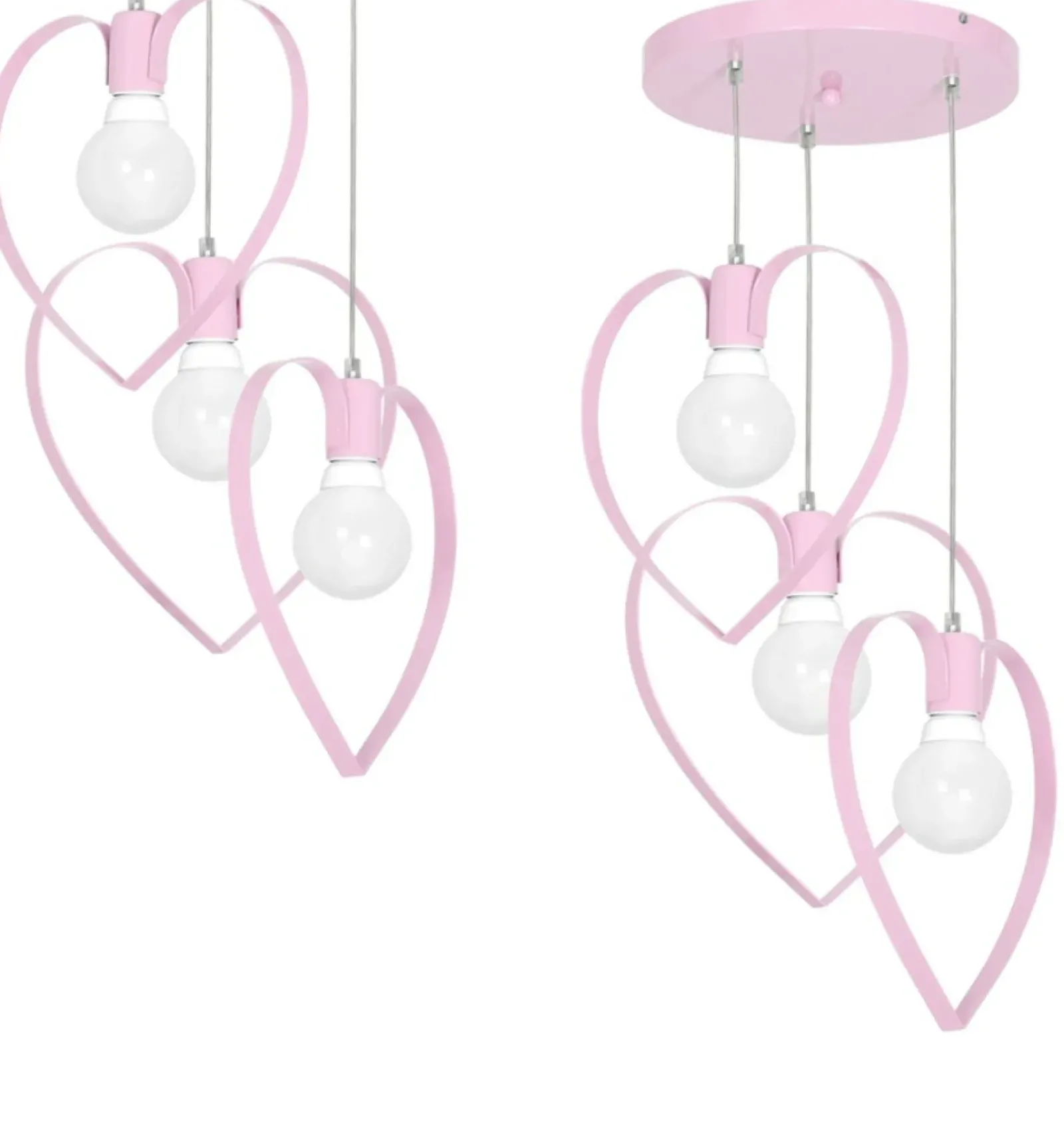 Sklep Kaja Różowa lampa wisząca do pokoju dziewczynki MLP9954 AMORE | Kaja Flash Sale
