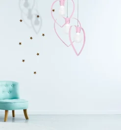 Sklep Kaja Różowa lampa wisząca do pokoju dziewczynki MLP9954 AMORE | Kaja Flash Sale