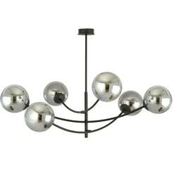Sklep Kaja Rozłożysta, industrialna lampa wisząca do salonu 1100/6 HUNTER | Kaja Shop