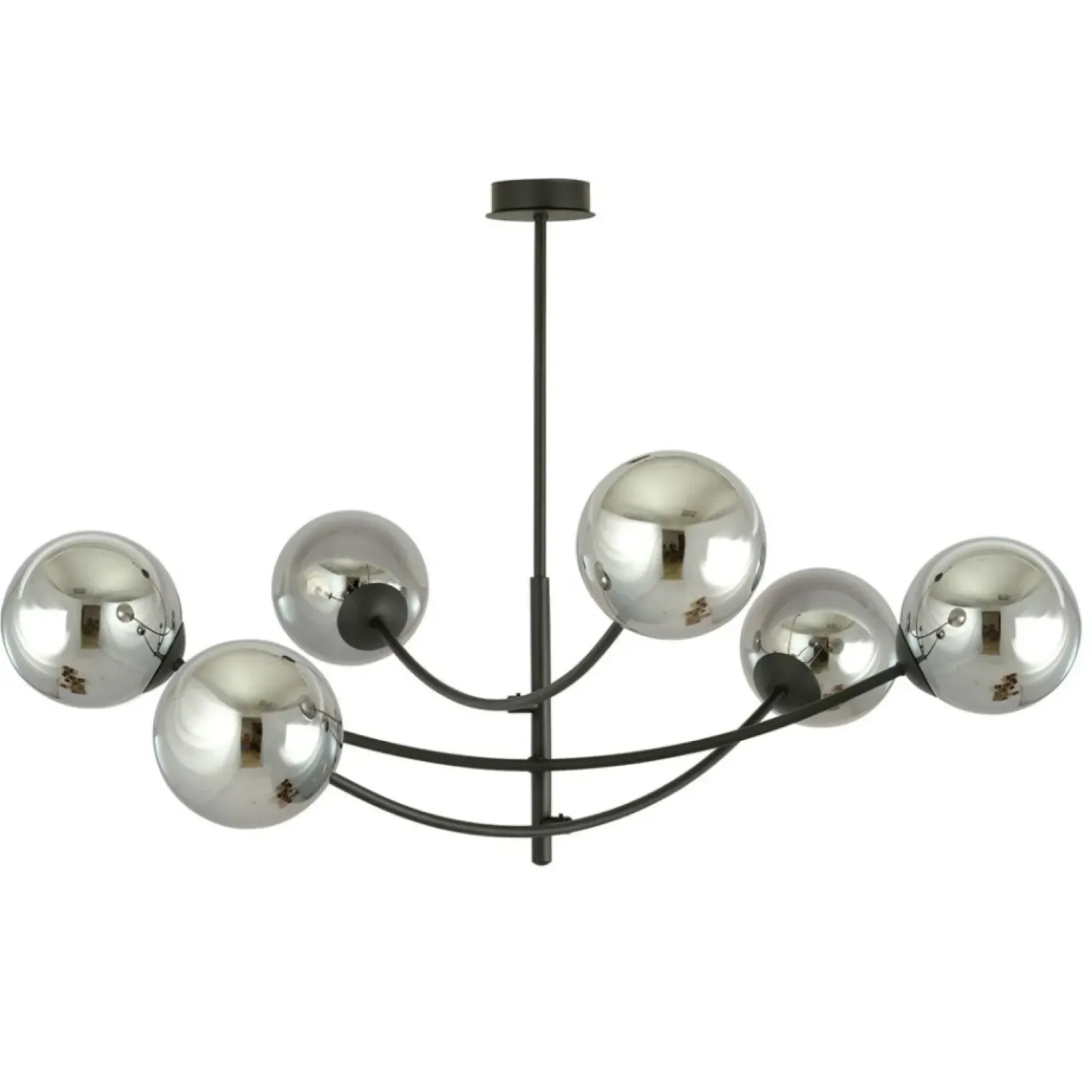 Sklep Kaja Rozłożysta, industrialna lampa wisząca do salonu 1100/6 HUNTER | Kaja Shop