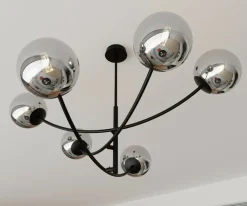 Sklep Kaja Rozłożysta, industrialna lampa wisząca do salonu 1100/6 HUNTER | Kaja Shop