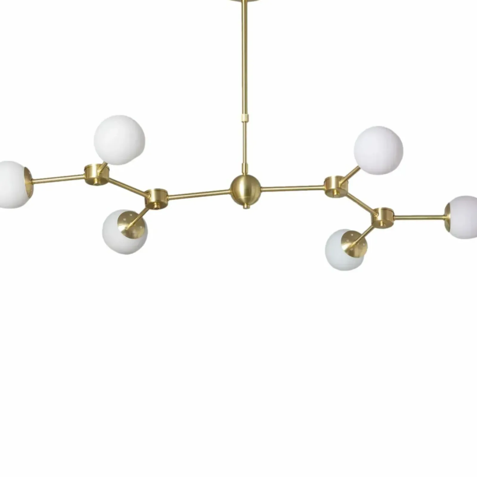 Sklep Kaja Rozłożysta lampa nad wyspę kuchenną ABR-LWR-6XE27 MILANO | Kaja złoty Outlet