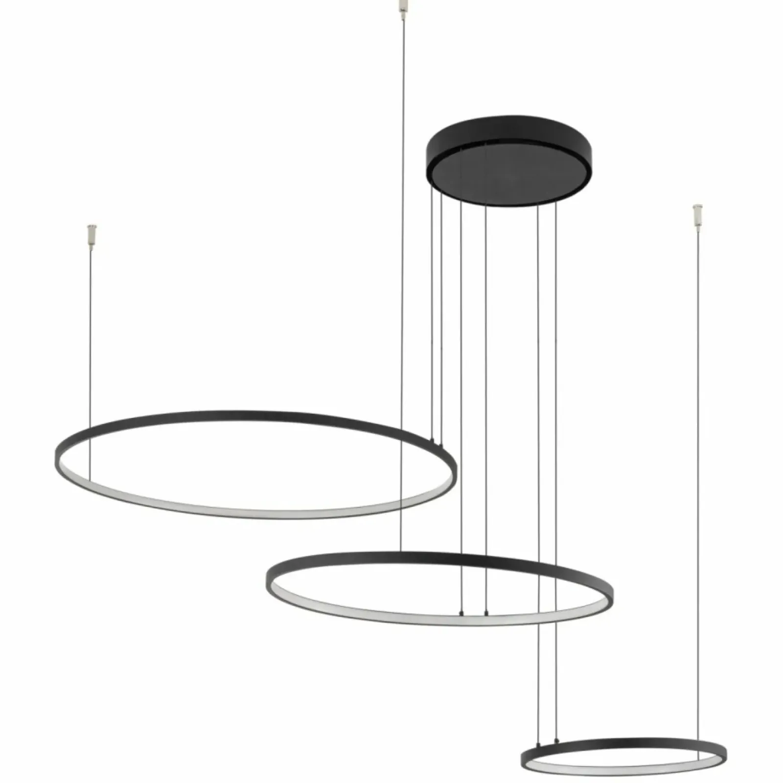 Sklep Kaja Rozłożysta lampa wisząca, trzy obręcze 4000K 10867 CIRCOLO LED | Kaja Sale