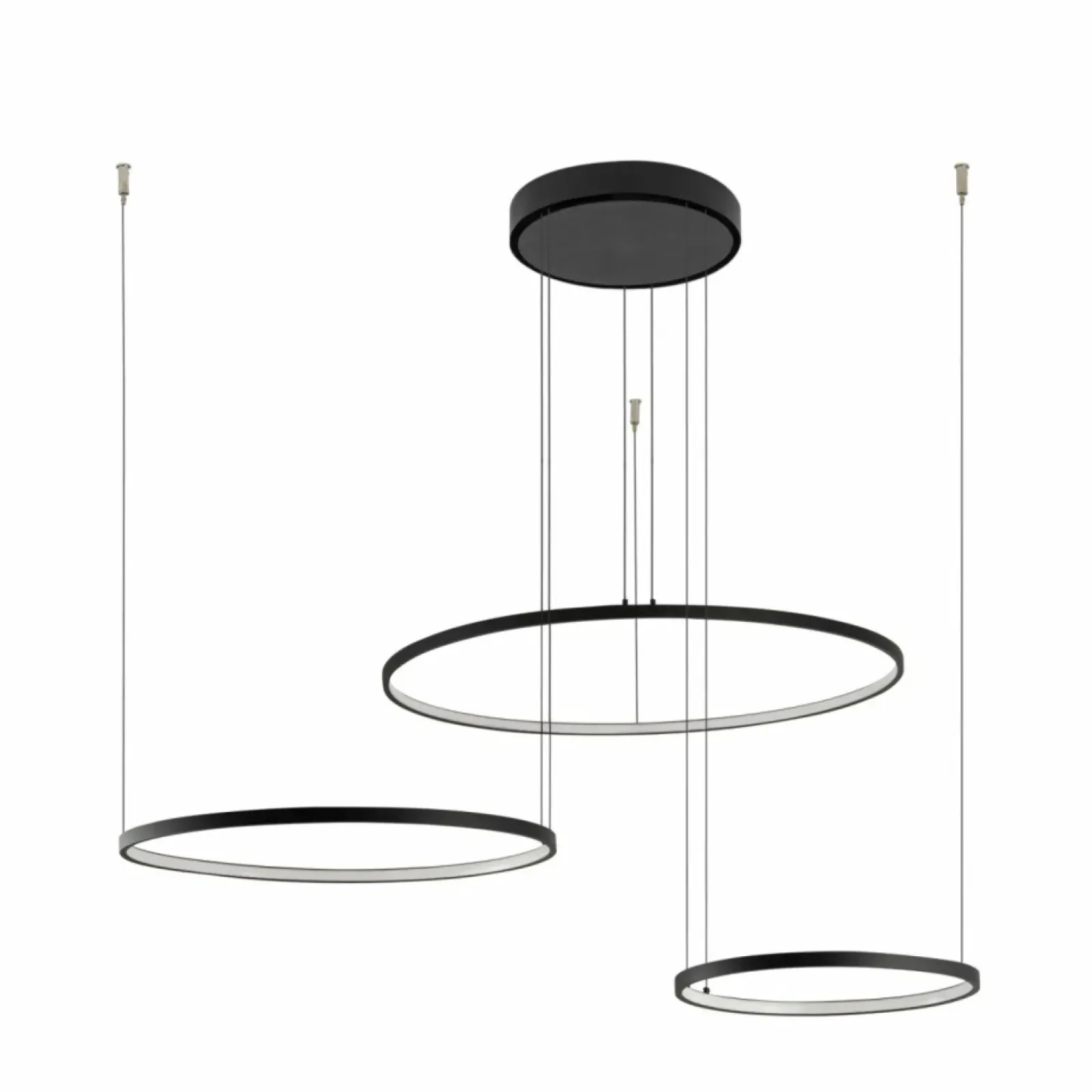 Sklep Kaja Rozłożysta lampa wisząca, trzy obręcze 4000K 10867 CIRCOLO LED | Kaja Sale