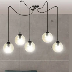 Sklep Kaja Rozłożysta lampa wisząca z regulacją wysokości 938/5 | Kaja Fashion