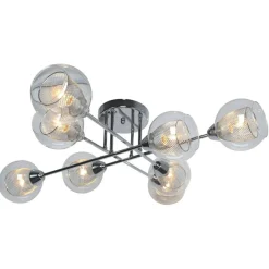 Sklep Kaja Rozłożysta, stylowa lampa sufitowa K-JSL-1302/8 FONS | Kaja chrom Cheap
