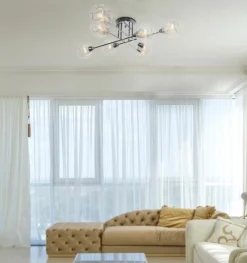 Sklep Kaja Rozłożysta, stylowa lampa sufitowa K-JSL-1302/8 FONS | Kaja chrom Cheap