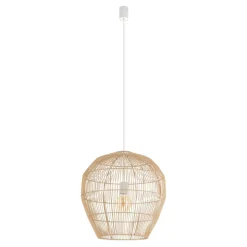 Sklep Kaja Rustykalna, beżowa lampa wisząca 11164 HAITI | Kaja Oświetlenie Hot