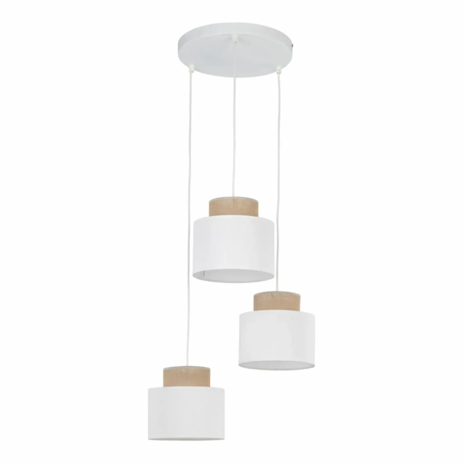 Sklep Kaja Rustykalna lampa do przytulnej sypialni TK 2594 DUO JUTA | Kaja Shop