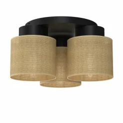 Sklep Kaja Rustykalna lampa sufitowa z plecionymi abażurami LX 5209 JUTE | Kaja Store