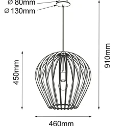 Sklep Kaja Rustykalna lampa wisząca do sypialni ANT 5016 BALA | Kaja Oświetlenie Clearance