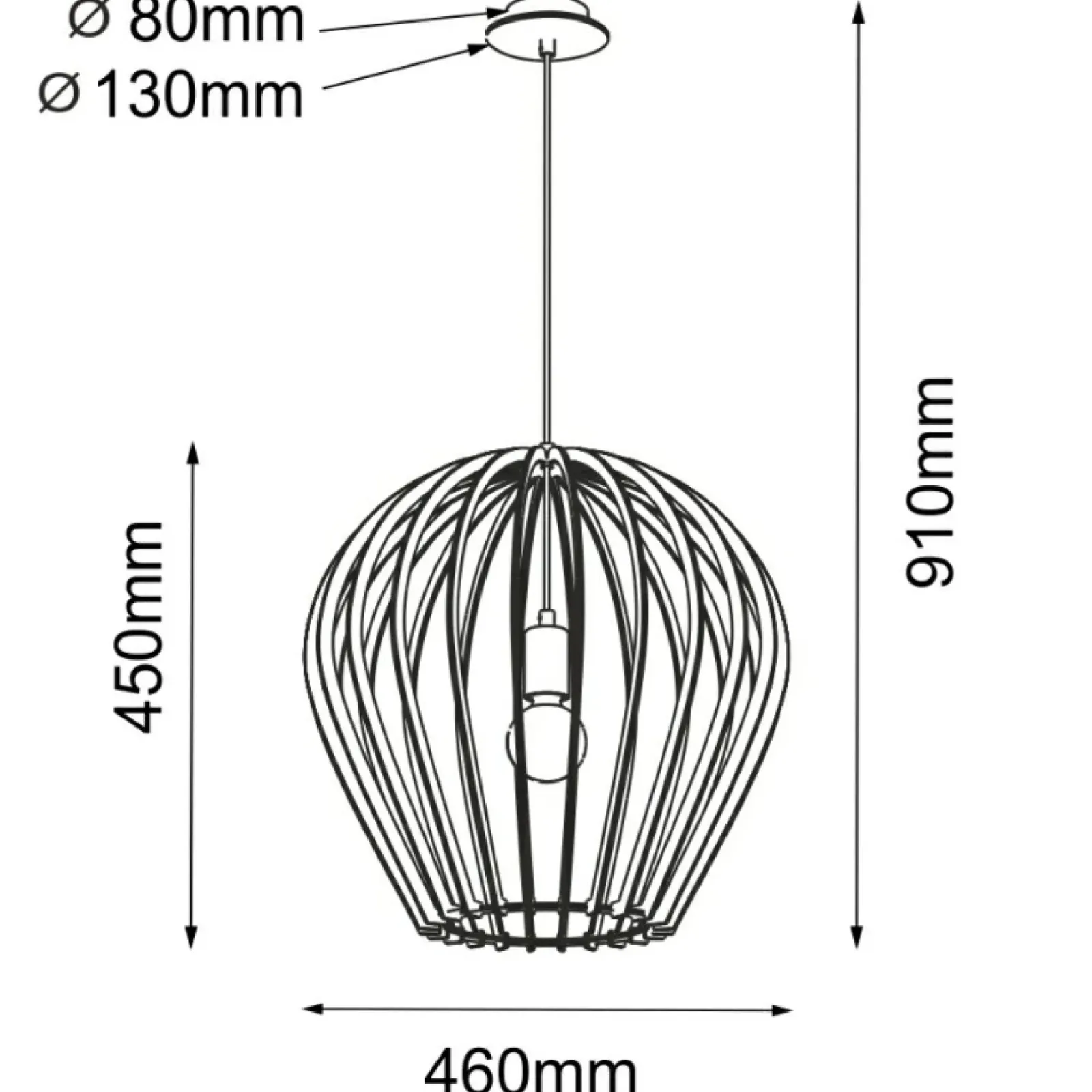 Sklep Kaja Rustykalna lampa wisząca do sypialni ANT 5016 BALA | Kaja Oświetlenie Clearance