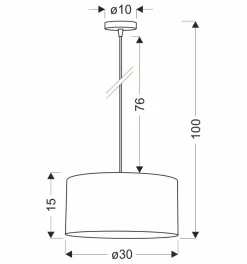 Sklep Kaja Rustykalna lampa wisząca, motyw drewna 31-18403 LEGNO | Kaja Outlet
