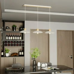 Sklep Kaja Rustykalna lampa wisząca z drewnem 1319/3 KOBE | Kaja Oświetlenie biały Discount