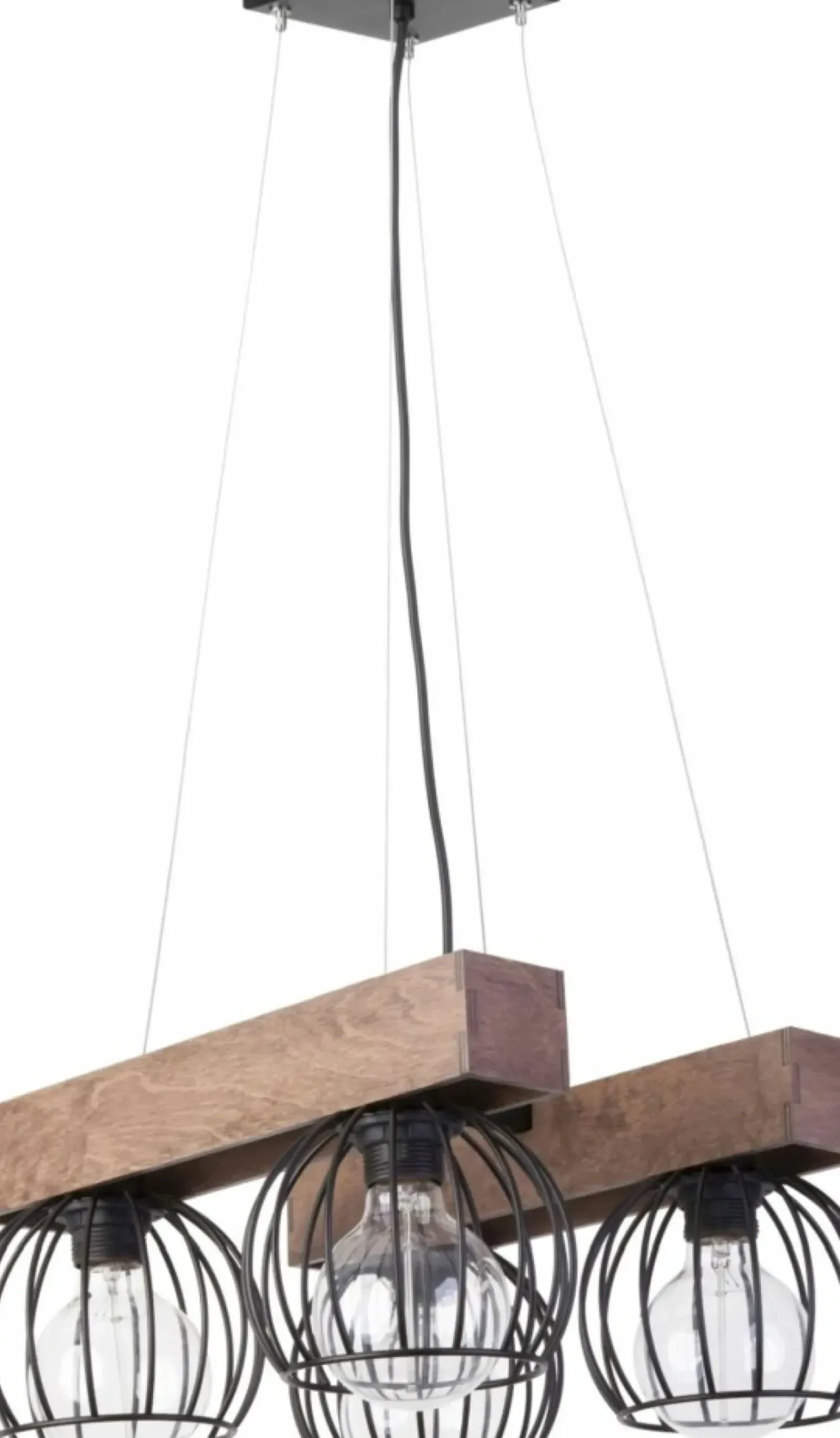 Sklep Kaja Rustykalna lampa wisząca z drucianymi kloszami SIG 31576 z serii MILAN Hot