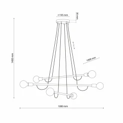 Sklep Kaja Rustykalna lampa wisząca z drewnianymi belkami TK 4950 HELIX WOOD Best Sale